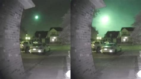 Green fireball in Louisiana sky caught on doorbell camera ignites UFO ...