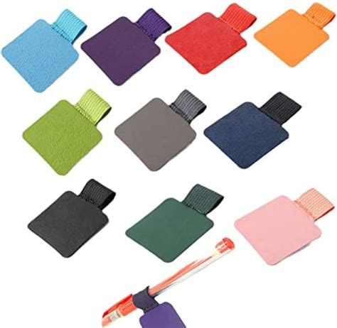 Indusoire 10 Pcs Pen Holder, Pen Loop for Notebook Organization ...