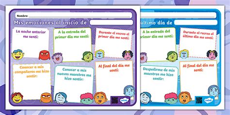 Emociones - inicio y fin del ciclo escolar