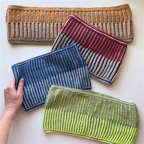 Brioche Knit Cowl at Any Gauge - Ewe Ewe Yarns | Two color brioche ...