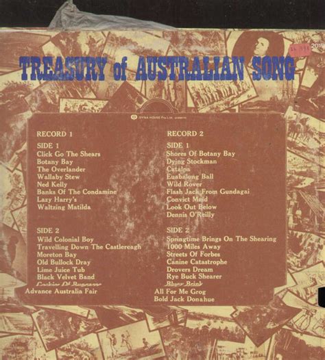 Buy Treasury Of Australian Song used record at Bollywoodvinyl.in ...