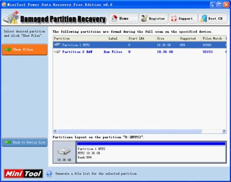 Recover Partition 的图像结果
