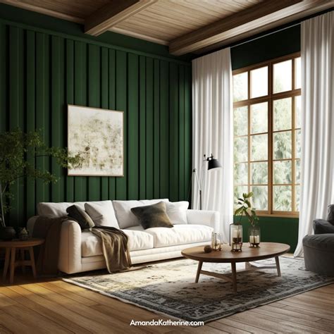 25 Alluring Green Accent Wall Ideas - Amanda Katherine Interiors
