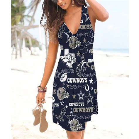 NFL Dallas Cowboys Beach Dress 90 - Hearthtops Store