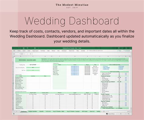 How To Plan A Wedding Excel at Kenneth Neilson blog