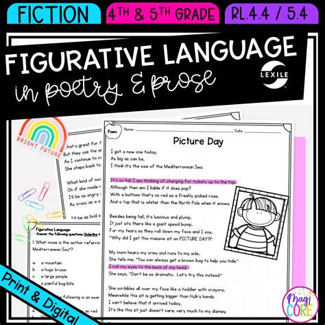 Printable Figurative Language Chart