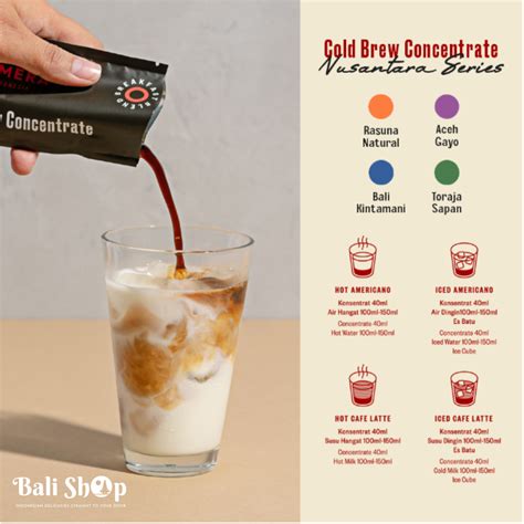 Tanamera Coffee Cold Brew Concentrate Sachet 40ml – BALI SHOP UK