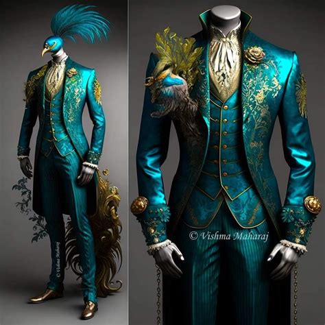 Peacock 🦚 suit | Fantasy clothing, Fantasy fashion, Fantasy dress