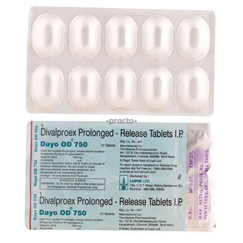 Dayo-Od 750 MG Tablet - Uses, Dosage, Side Effects, Price, Composition ...