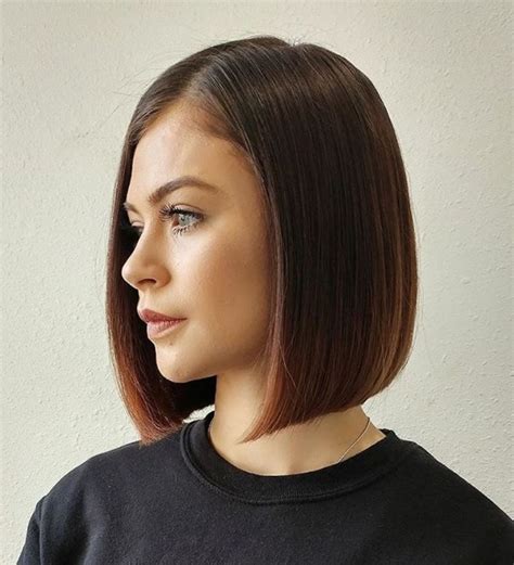 50 Spectacular Blunt Bob Hairstyles | Blunt bob hairstyles, Long bob ...