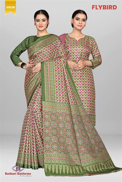 FB6A - Uniform Saree Salwar Combo | KOTHARI UNIFORMS | Saree and Salwar ...
