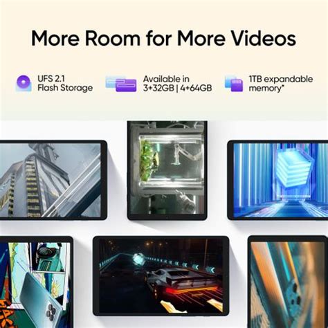 realme Pad Mini 3 GB RAM 32 GB ROM 8.7 inch with Wi-Fi Only Unisoc T616 ...