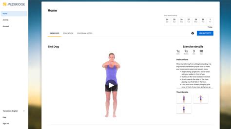 Image result for MedBridge Exercise Program