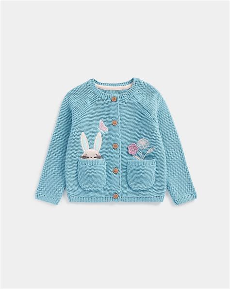 Buy Mothercare Girls Full Sleeves Sweater -Pack Of 1-Blue Online at ...