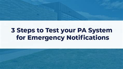 Image result for PA System Test Script