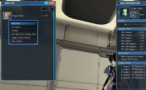 Image result for PSO2 Mag Feeding