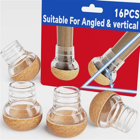 Chair Leg Floor Protectors for Hardwood Floors with Felt Pads Covers to ...