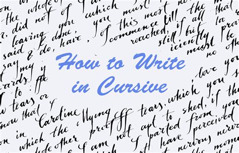 How to Write in Cursive 的图像结果