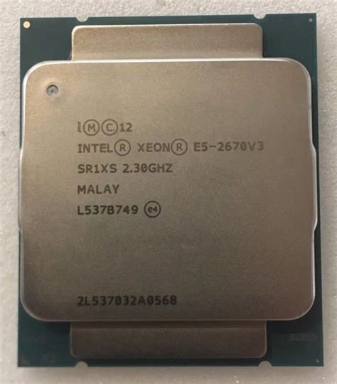 E5-2670V3 Intel Xeon E5-2670 v3 2.3GHz 12 Core 30MB LGA2011-3 CPU ...