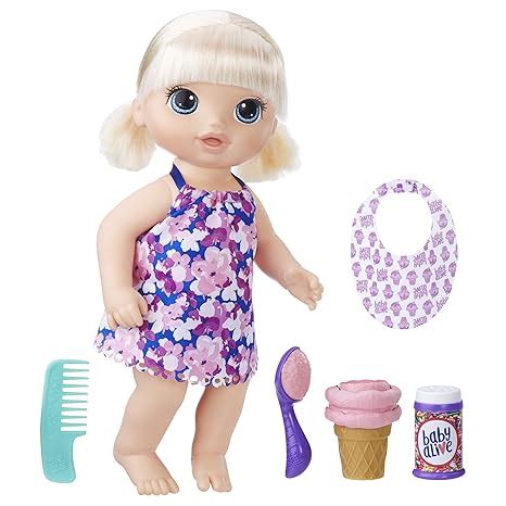Buy Baby Alive Magical Scoops Baby: Blonde Baby Doll With Dress And ...