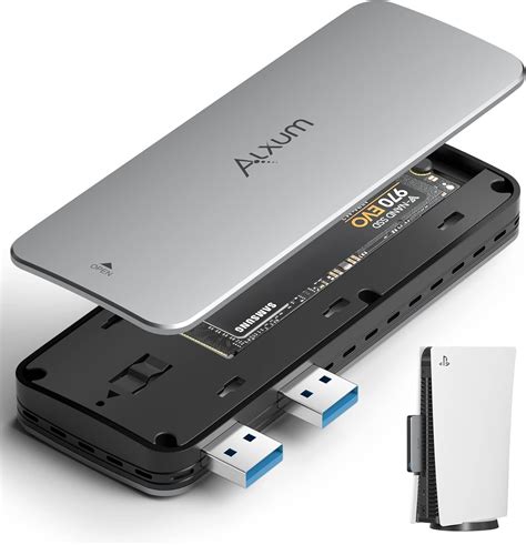 Buy M.2 SSD NVMe Enclosure Compatible for PS5, Alxum M.2 PCIe NVMe ...