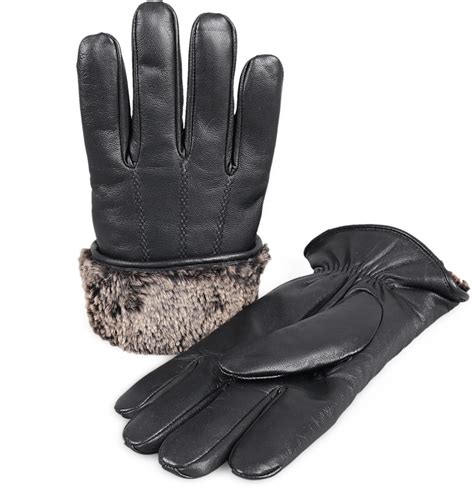 Mens Black Leather Work Gloves at Lisa Teixeira blog