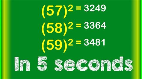 Image result for Square Numbers Tricks