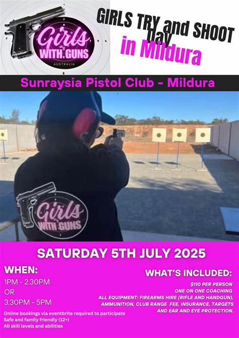 Girls with Guns - Ladies Try and Shoot Day - MILDURA , Sunraysia Pistol ...