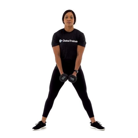 Dumbbell Sumo Deadlift Dumbbell Sumo Deadlift Trainwell