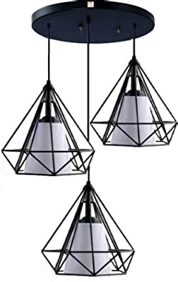 Buy GAUVIK Cluster Hanging Diamond Shape THALI Cluster Pendant Light ...