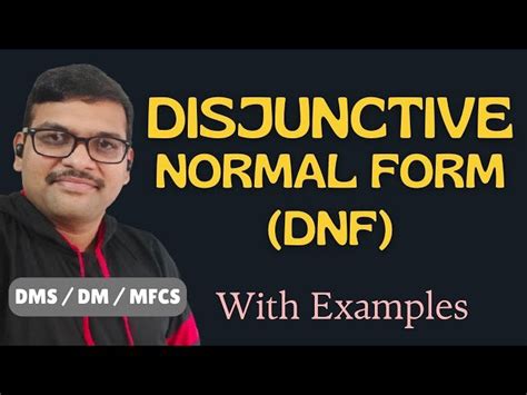 Image result for Disjunctive Normal Form Examples