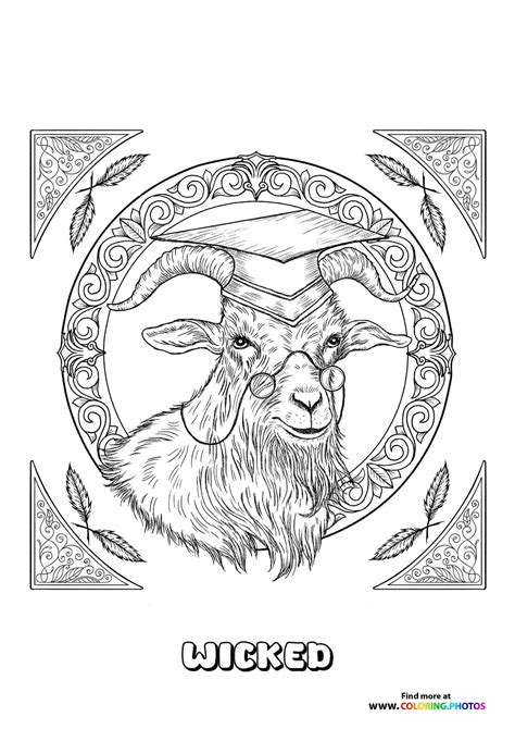 Wicked The Musical Coloring Pages [2025]