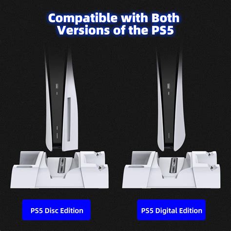 Buy NexiGo PS5 Accessories Cooling Stand with LED Lighting Fans and ...