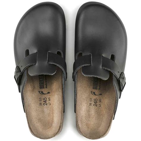 Buy Black Boston Super Grip Natural Leather Online in India - BIRKENSTOCK