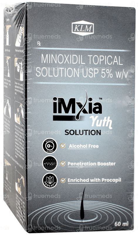 Imxia Yuth Topical Solution 60ml - Uses, Side Effects, Dosage, Price ...