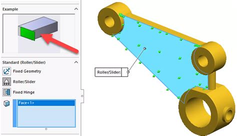 SolidWorks Simulation Allow Fixture Movement 的图像结果