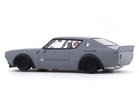 Nissan Skyline GT-R II KPGC110 LB Kenmeri Works matte grey 1:64 Zoom ...
