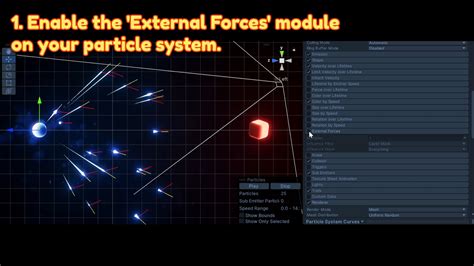Unity Wind Stream Particle 的图像结果