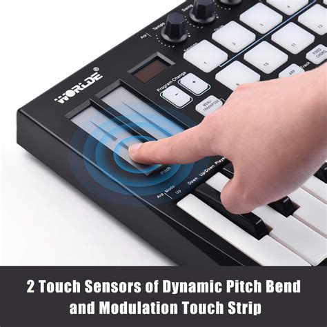 Summina 25 Portable 25-Key USB MIDI Keyboard Controller with India | Ubuy