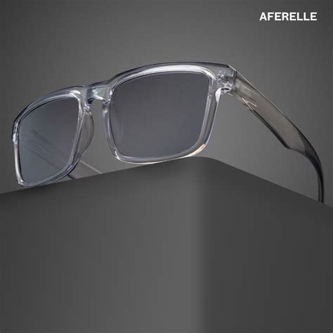 THE CHALLENGER Glossy Grey Black UV400 Polarized Sunglasses – AFERELLE