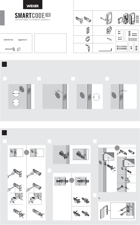 Image result for Weiser SmartCode 10 Installation