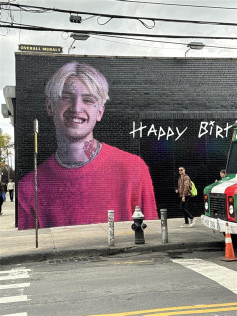Birthday mural Wyckoff Ave in Brooklyn 2023 : r/LilPeep