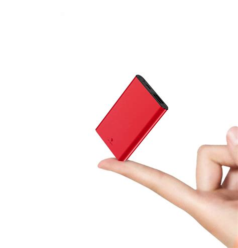 Vaku ® World's Smallest Power Bank Ultra-Slim Aluminium Finish with ...