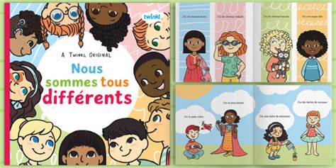 EBook : Nous sommes tous différents (teacher made)