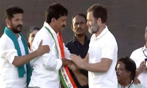 రాహుల్ గాంధీ సమక్షంలో కాంగ్రెస్‌లో చేరిన పొంగులేటి శ్రీనివాస్ రెడ్డి ...