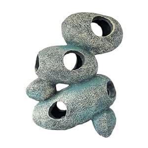 ECOMISTIQ®Aquarium Hideaway Rock Rest Play Breed House Cave for ...