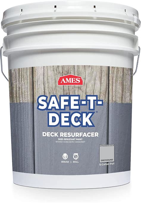 Amazon.com: Ames Safe-T-Deck Granulated Formula Floor Paint - 5 Gallon ...