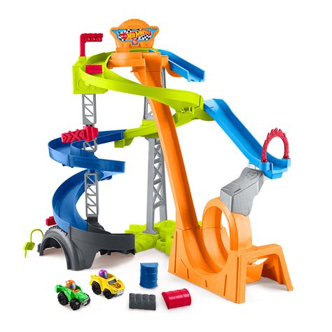 Hot Wheels Spiral Stunt Speedway by Little People - Shop Mattel Australia