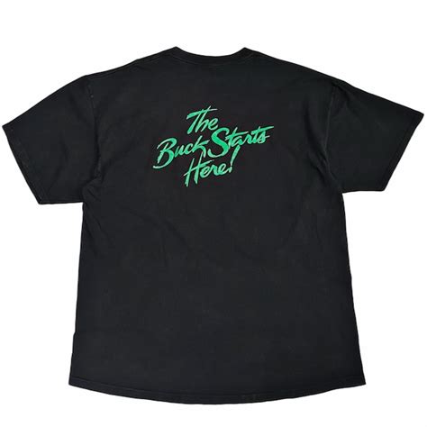 90s 1ドル札でお馴染みの GEORGE WASHINGTON ジョージ ワシントン 大統領 偉人 両面 プリント Tシャツ【2XL ...