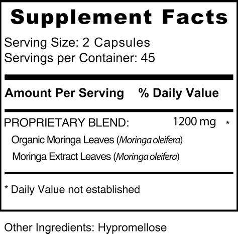 JivaBotanicals Jiva Botanicals Moringa Leaves Extract Capsules - India ...